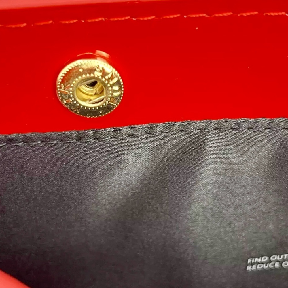 Yves Saint Laurent (YSL) Red Patent Cosmetic Bag GWP NWT - Picture 5 of 15